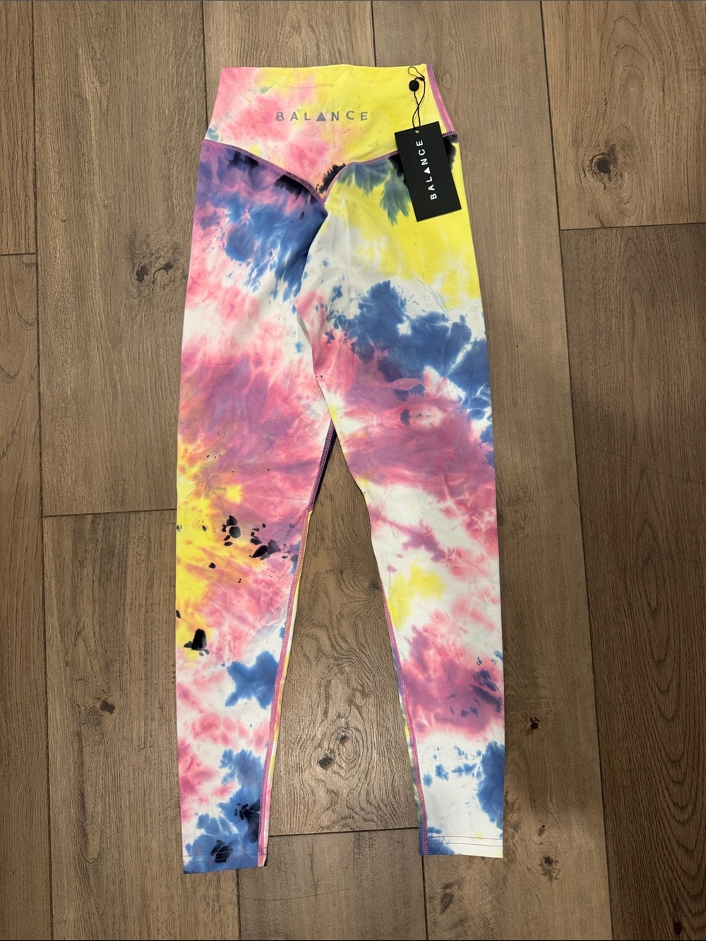 Balance Athletics Tie-Dye Leggings Thunderstorm Collection XS